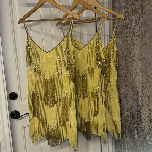 DUNDAS x REVOLVE Verushka Embellished Mini Dress in Butter Yellow - Picture 13 of 13